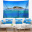 Tapisserie paysage marin sous et au-dessus des eaux-28499748