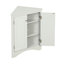 Armoire triangulaire moderne gris - tablettes réglables pour les espaces de vie-1627279941