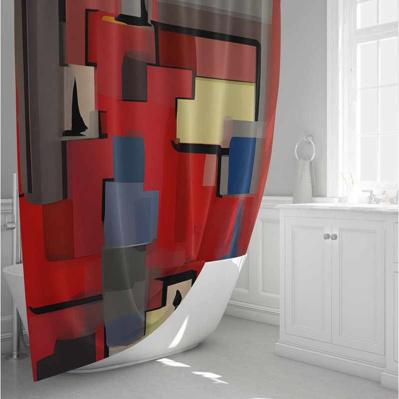 Rideau de douche Alfreeda, H 93 po x l 70 po