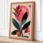 Geometric Botanical Study Mid-Century - Wrapped Canvas-1093758496-1093758497