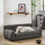Soft And Comfortable Pet Sofa With Backrest And Armrests, For Small And Medium - Sized Dogs In Modern Homes-1419899074