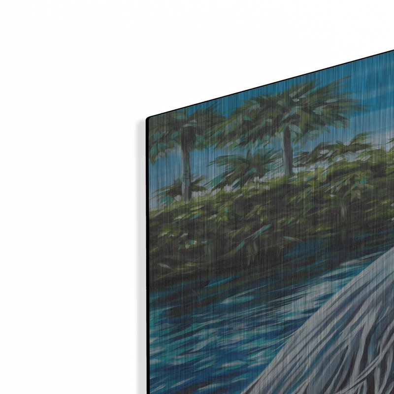 «Peaceful Heron I» par Carolee Vitaletti, H 36 po x l 24 po