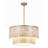 22" 4-Light Tiered Capiz Shell Drum Chandelier-6326706-6326707
