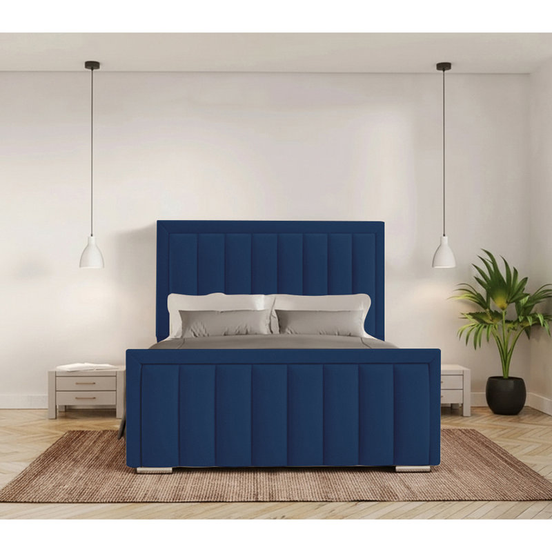 Yatton Upholstered Bed, Small Double (4'), Parliament