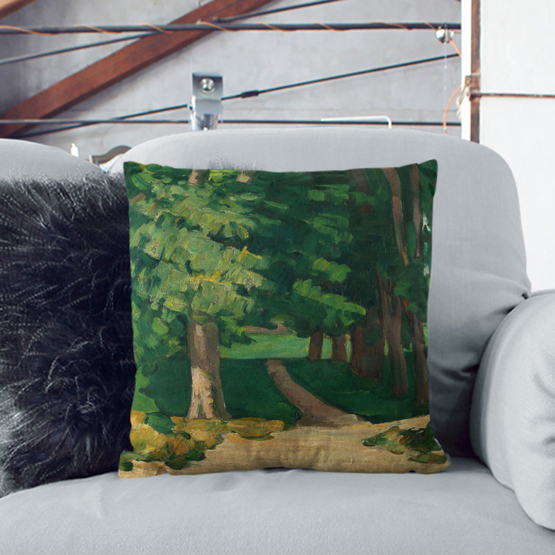Square Cushion, Stone, 40cm H x 40cm W x 15cm D