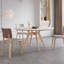 Nasteha Round Solid Wood Base Dining Table-100997479