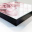 Key storage cabinet, Opens to the right, 30x30x5, Black, Subtle pink flowers full of elegance, 