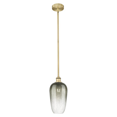 Edison - Brookhaven Flute - 1 Light 7" Stem Hung Mini Pendant