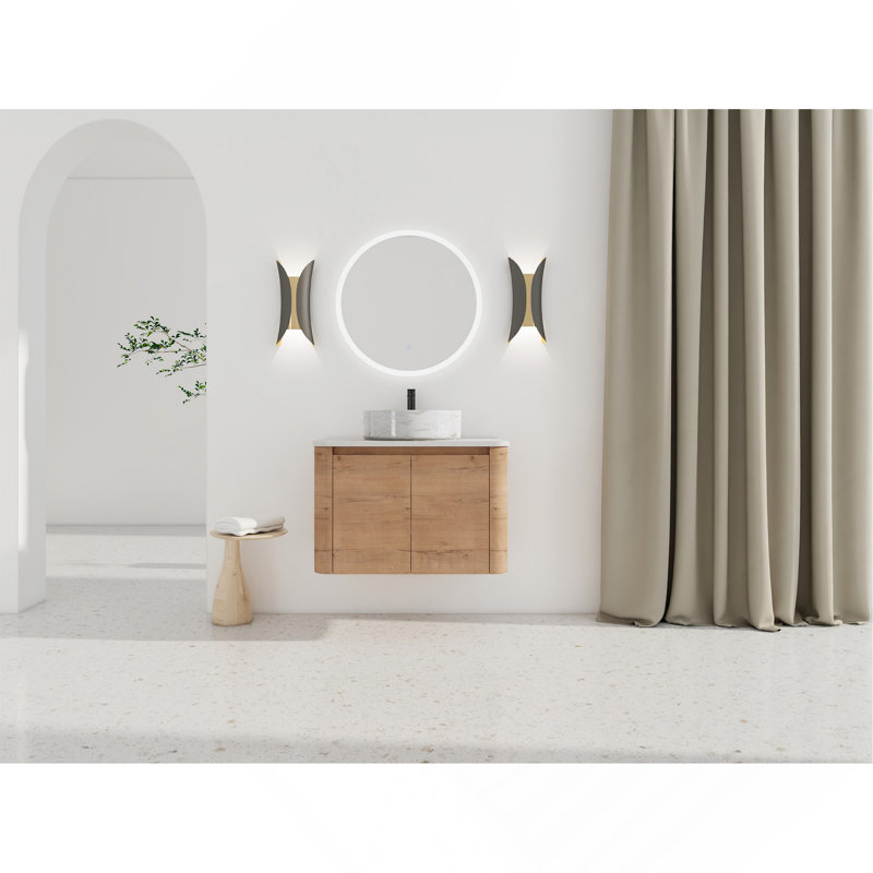 Meuble-lavabo mural 30 po avec céramique