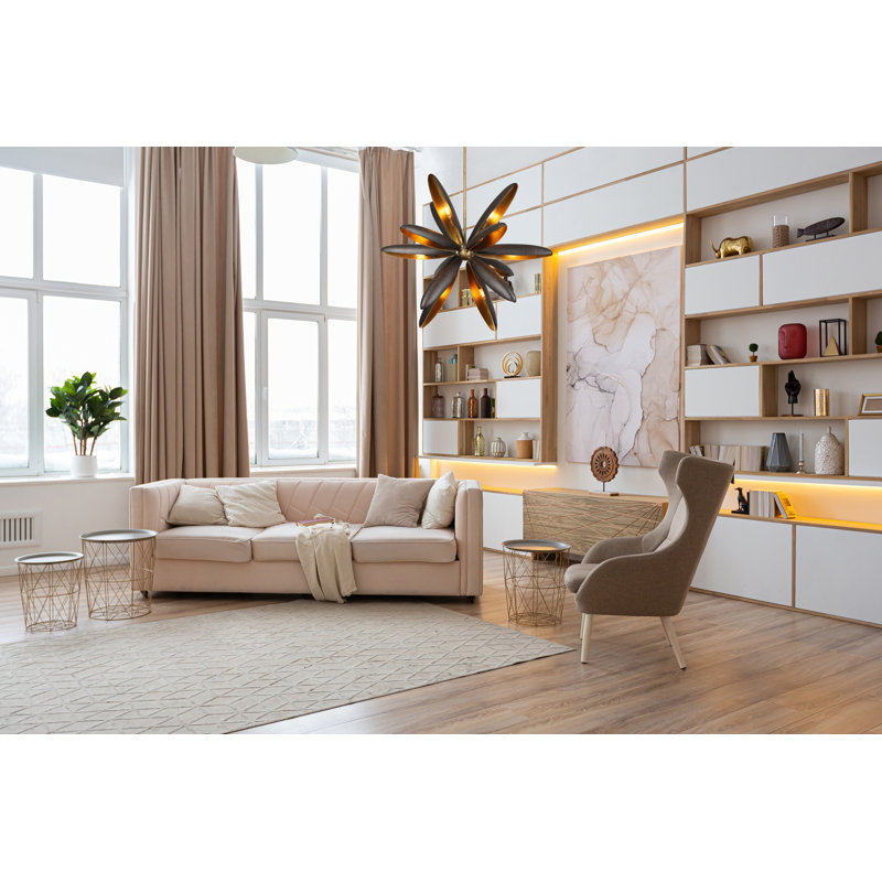 Estrella Del Mar 14-Light Chandelier in Centura with Burnished Gold by Breegan Jane