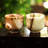 1.5 oz. Handmade Marble Glass Set