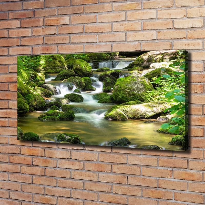Waterfall - Wrapped Canvas Print