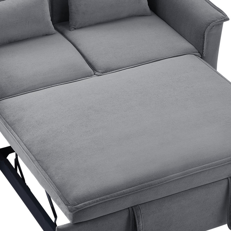 Canapé-lit Canapé-lit convertible Canapé-lit avec accoudoirs Canapé-lit Canapé-lit Canapé confortable Canapé moderne, Gris