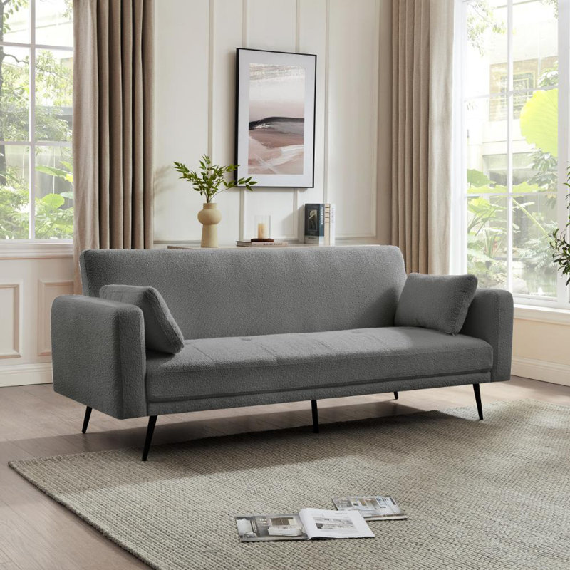 Tudor 3 Seater Sofa Bed, Grey
