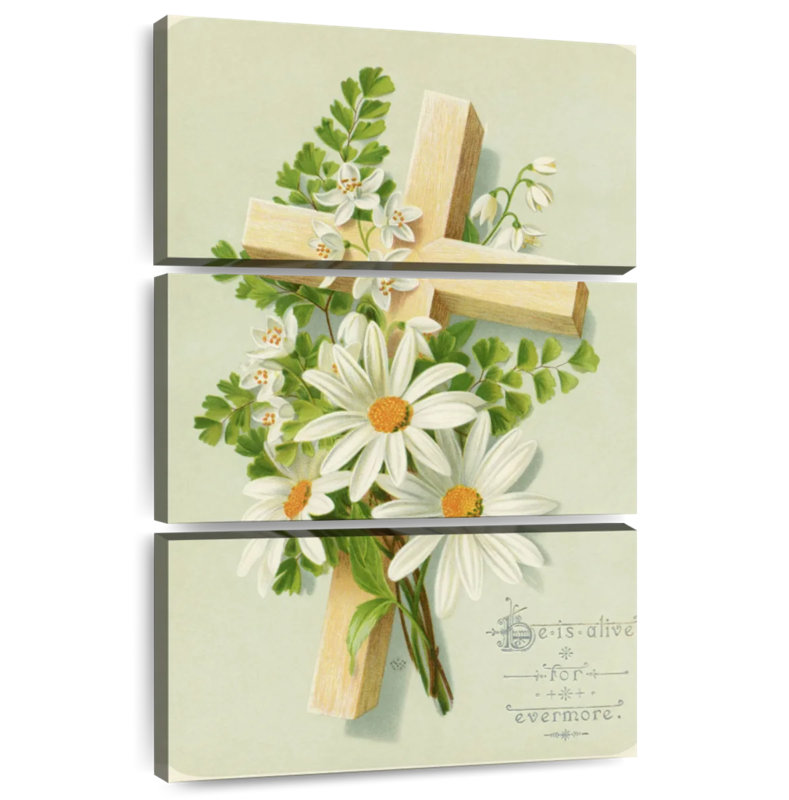 Adella Easter Card Cross, 38" H x 24" W