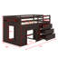 Lit mezzanine avec tiroirs et tablette-555018896