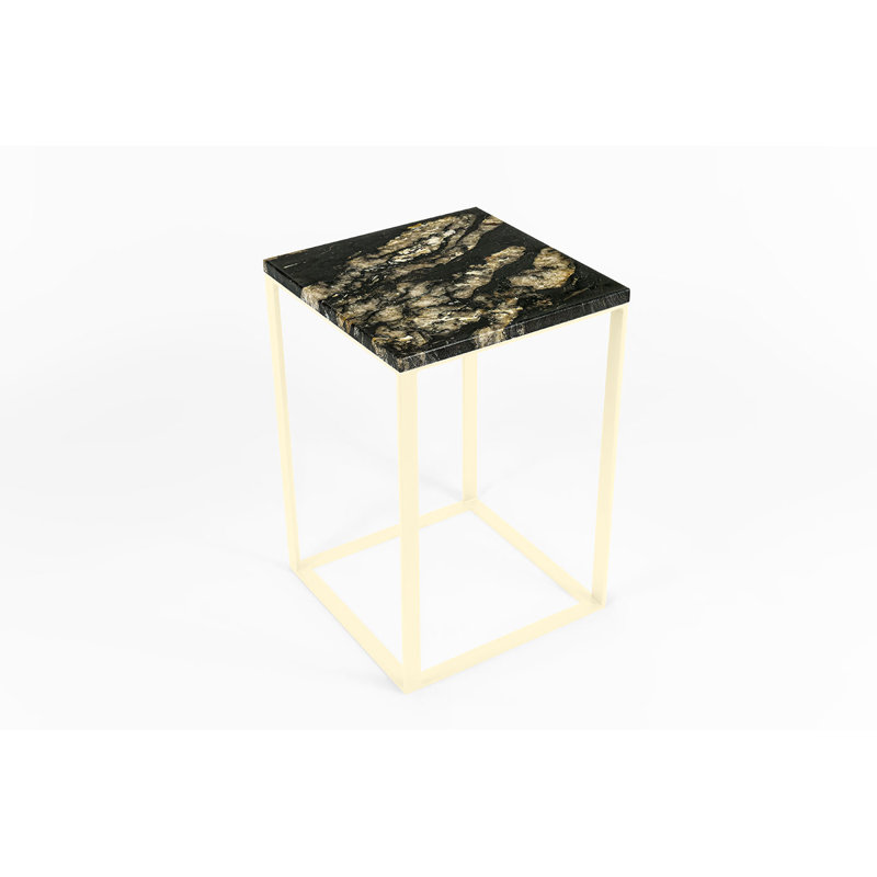Frame End Table, Beige