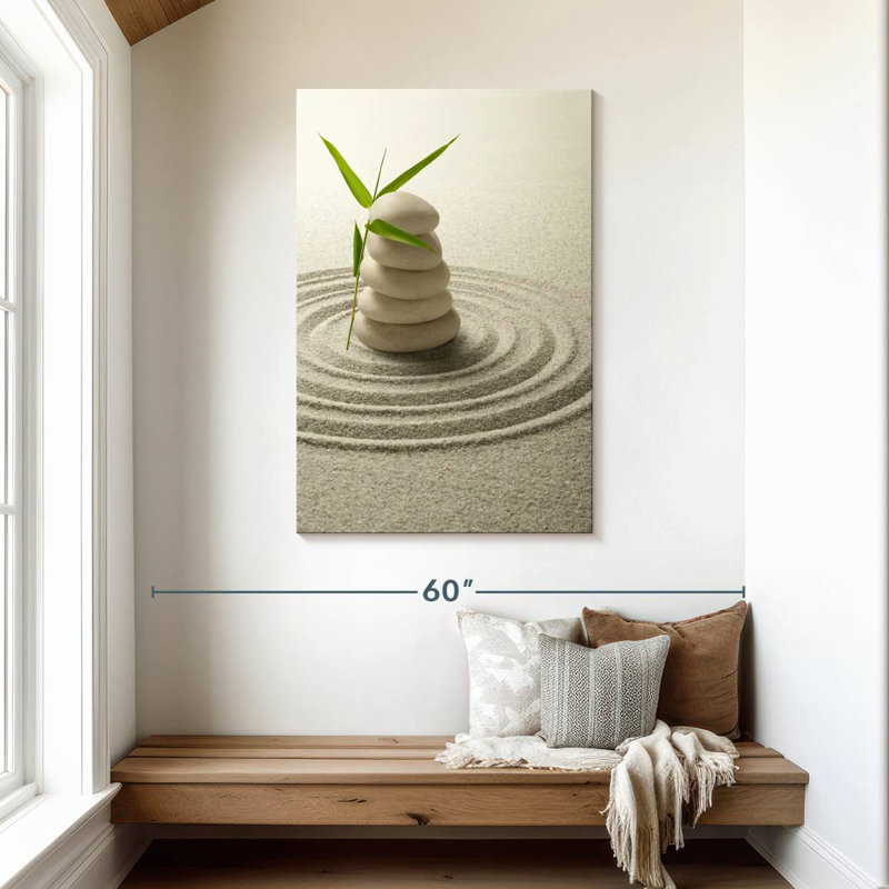 Zen et équilibre, H 45 po x l 30 po