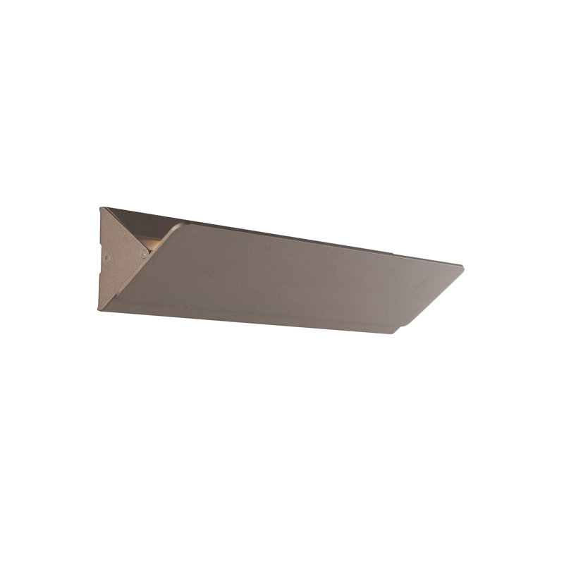 Aluminium LED Flush Mounted Sconce, Bronze