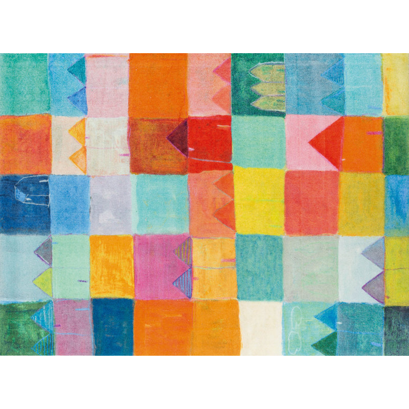 Non-Slip Patchwork Indoor Doormat, Rectangle 170 x 240 cm