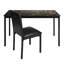 Ensemble de bureau d'écriture et de chaises 2 pièces