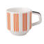 Villeroy & Boch Memphis Collection Espresso Cup Multicolored, Premium Porcelain, Made in Germany, Dishwasher and Microwave Safe, Cup for Espresso, Iconic Design, Geometric Pattern in White, Orange and Black