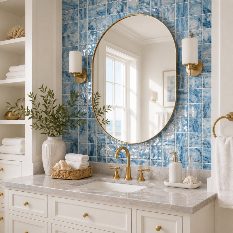 Carreau de dosseret carré auto-adhésif 11,81 po x 11,81 po, carreaux muraux imperméables et auto-adhésifs pour cuisine et salle de bain, housse plus épaisse de 2 mm, 9,7 pi2