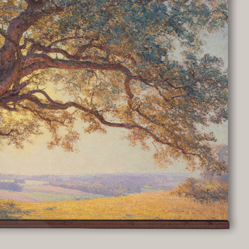 Très grand arbre, art mural, tapisserie rustique, H 40 po x l 60 po