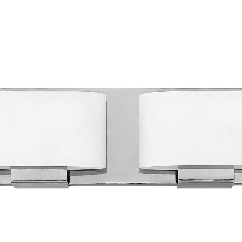 Mila Three-Light Bath Vanity Fixture, Brushed Nickel, Halogen