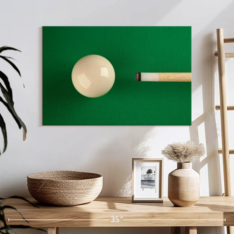 Billard américain, H 16 po x l 24 po