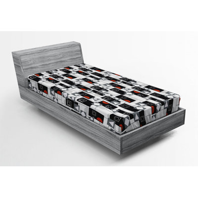Microfiber Geometric Fitted Sheet