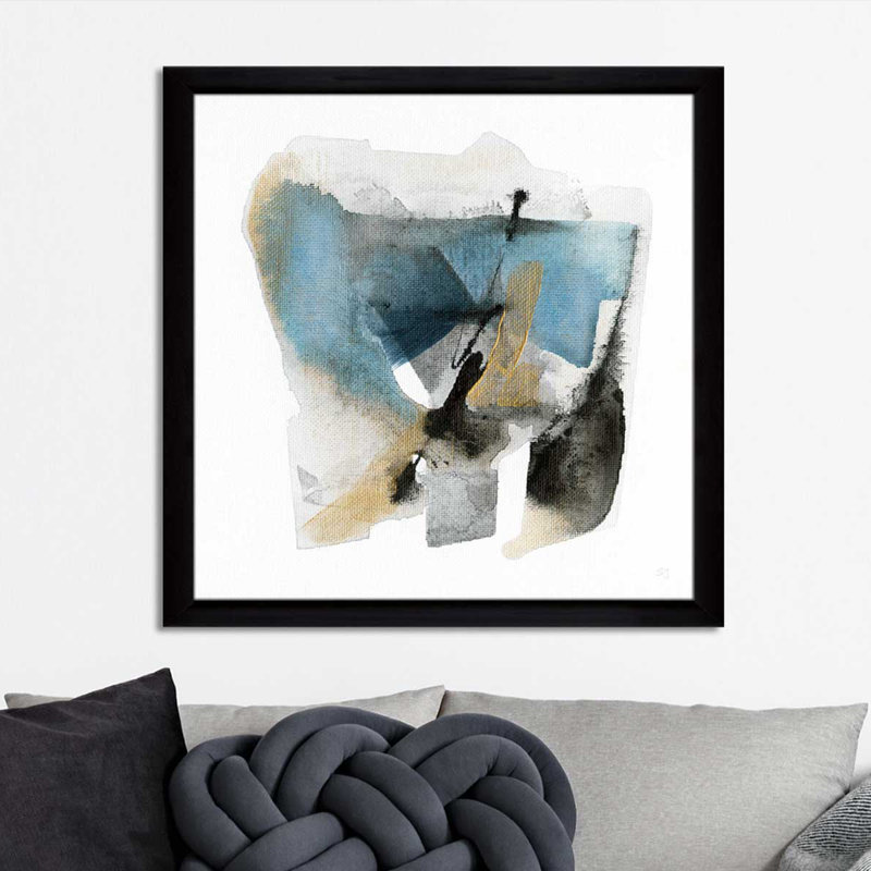 « artesian spring ii », reproduction de peinture à l’acrylique encadrée, H 33,5 po x l 33,5 po x P 0,75 po