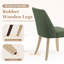 Chaise de salle à manger rembourrée moderne à haut dossier avec pieds en bois massif Parsons-1835803314-1835803315