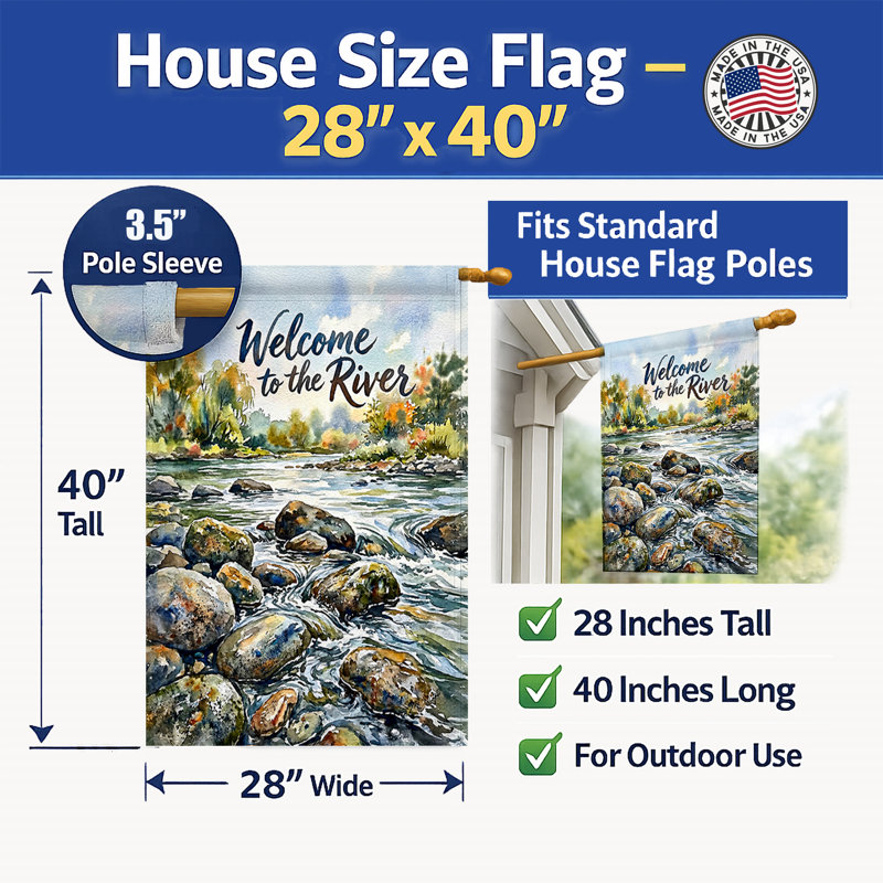 Drapeau River House, House Size, River Rocks
