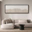 «Grunge Scratches Neutral Minimalist Modern Extra Large», reproduction d'art sur toile encadrée-107117852-111665851