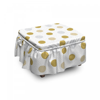 Housse pour repose-pieds shapes circulaire