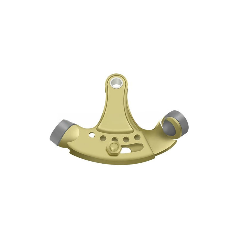 Kick Stop, Polished Brass