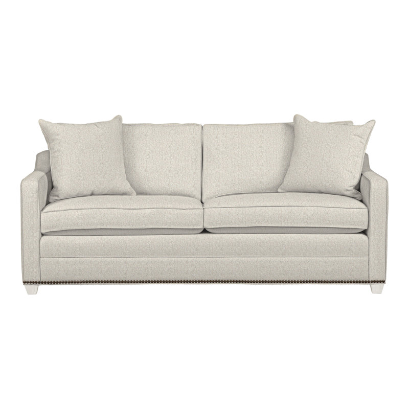 Stanton Mid Sofa, Casa Blanca, Nomad Snow Crypton® Chenille, Yes