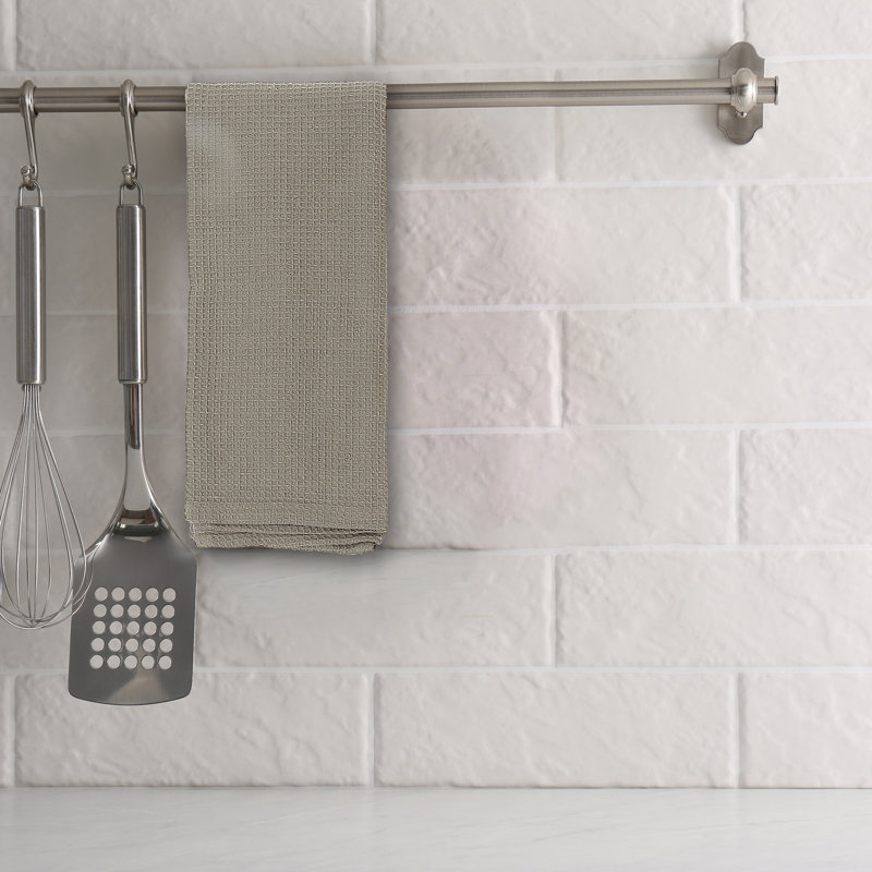 Serviettes de cuisine en coton, Brun clair