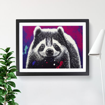 Badger Splash Vol.1 Abstract - Framed Print
