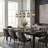 Shoshoni 5-Light 45.3"W Oversized Kitchen Island Modern Linear Chandelier