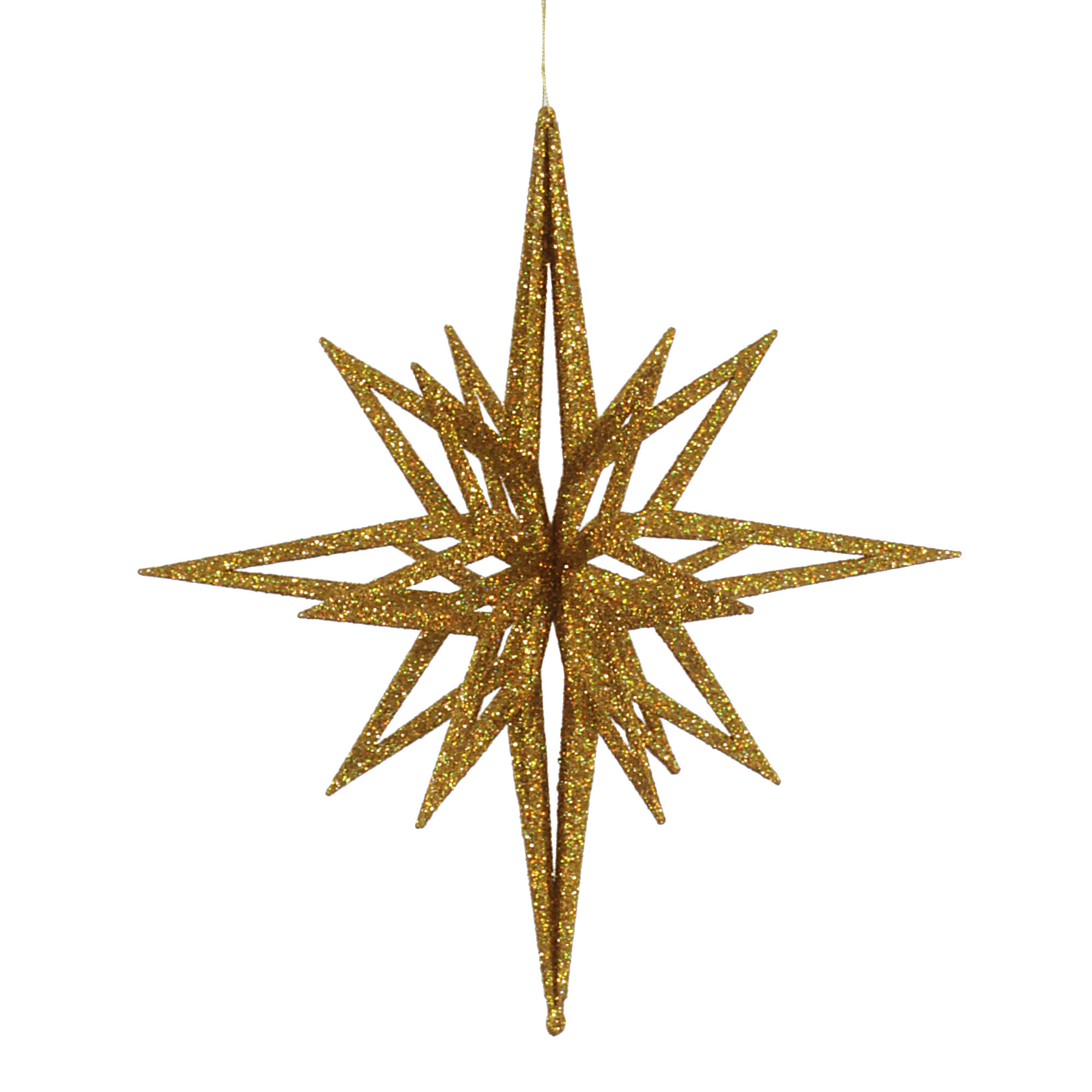 The Holiday Aisle® 3D Glitter Star Ornament & Reviews | Wayfair