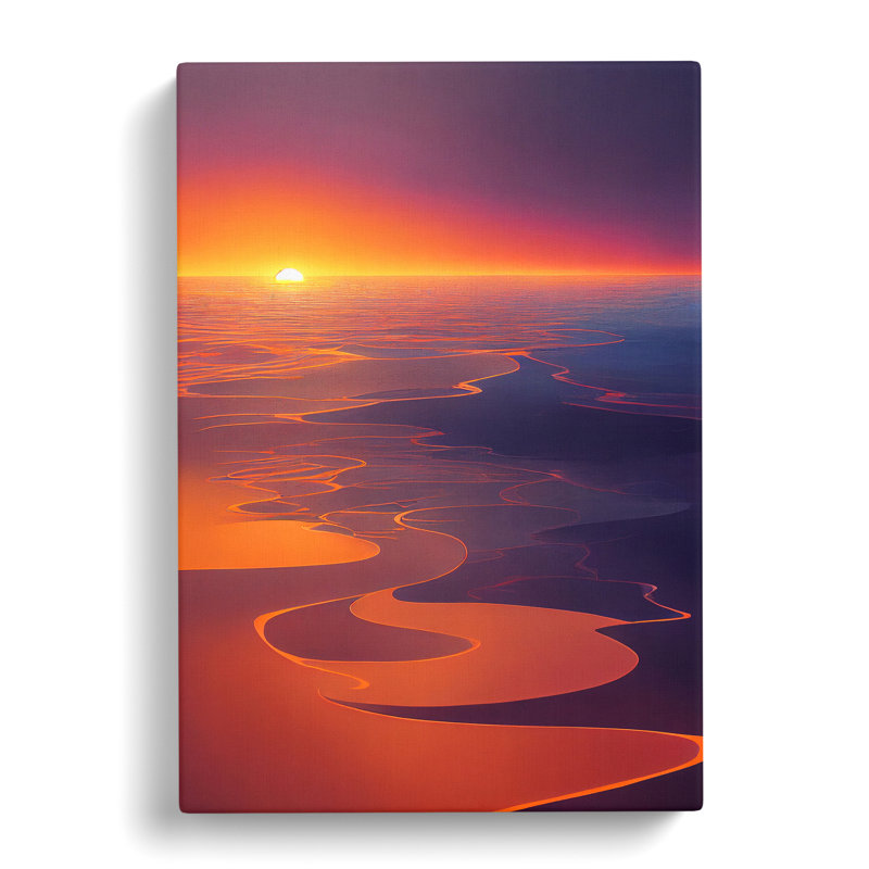 Intoxicating Sunset - Wrapped Canvas, 76cm H x 50cm W