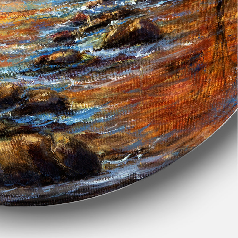 «Morning Light in the Autumn Forest», reproduction d'art, H 11 po x l 11 po x p 1 po