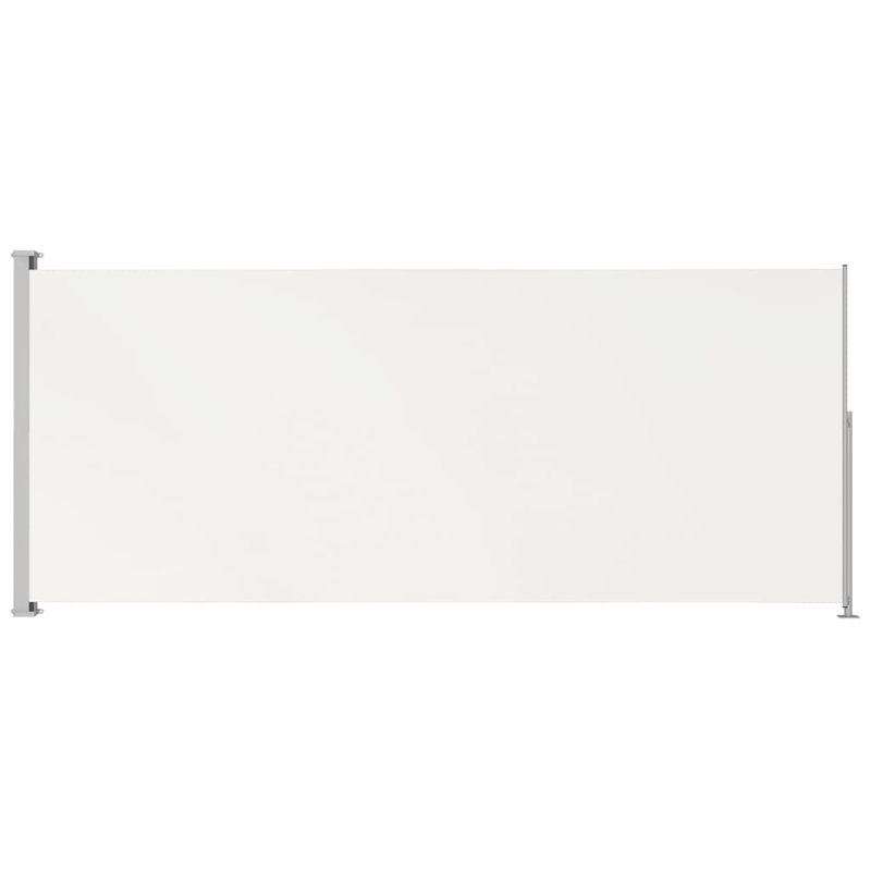 vidaXL Retractable Awning, Cream/Grey
