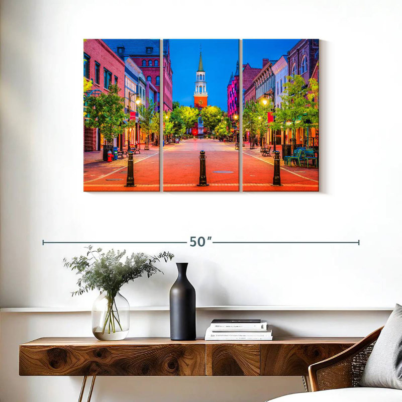 Rue à Burlington, H 24 po x l 38 po