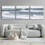 «Ocean Panorama» par Lori Deiter, art mural en verre acrylique, ensemble de 3 pièces-101613175