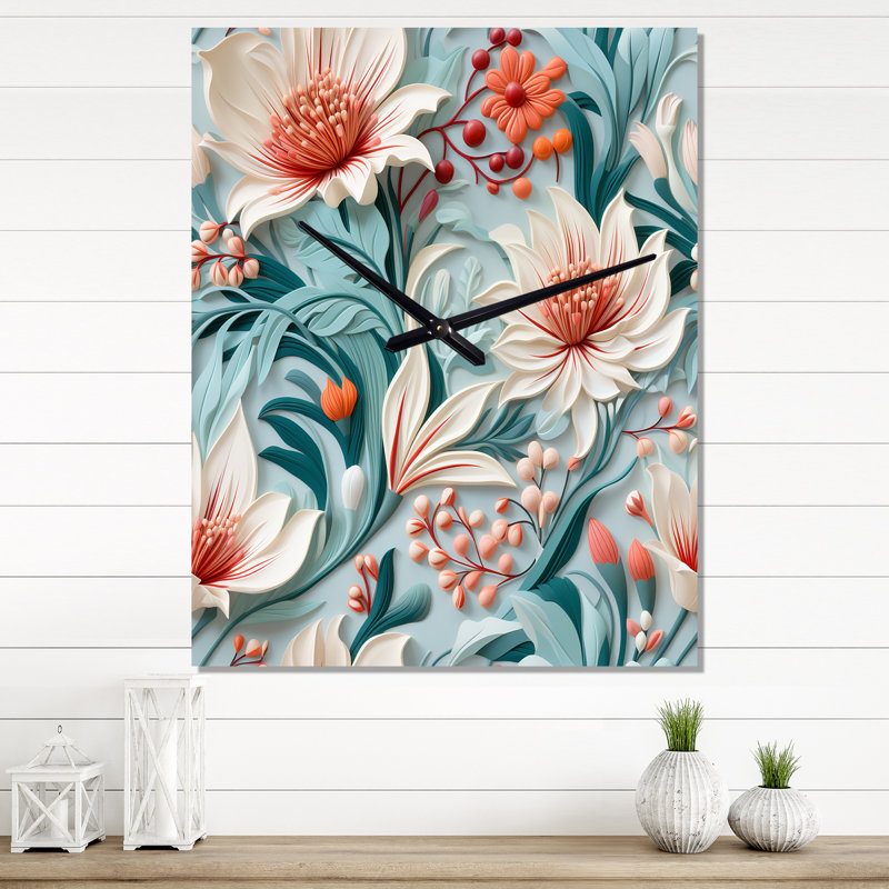 Jamisyn - Horloge murale tropicale, Petit