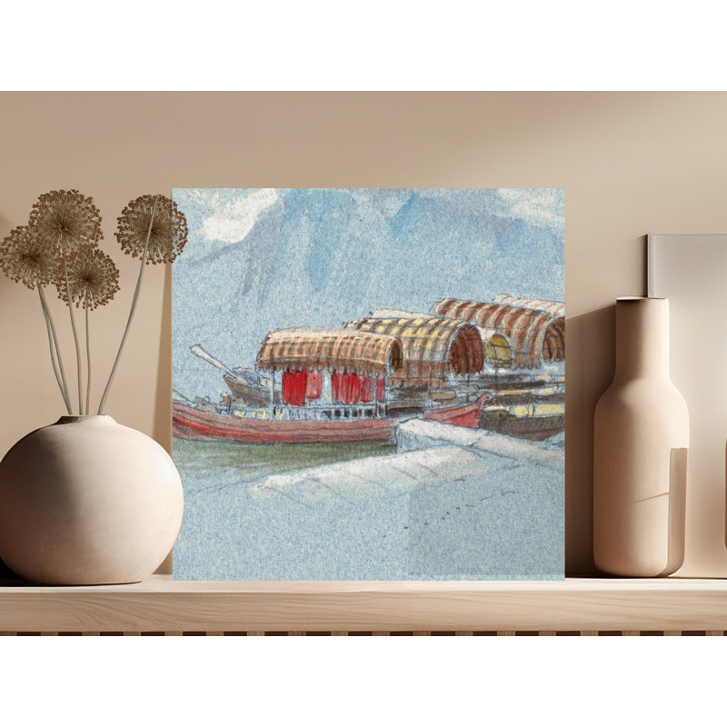Renville 1 Piece Wrapped Canvas Wall Art Set, 6x6