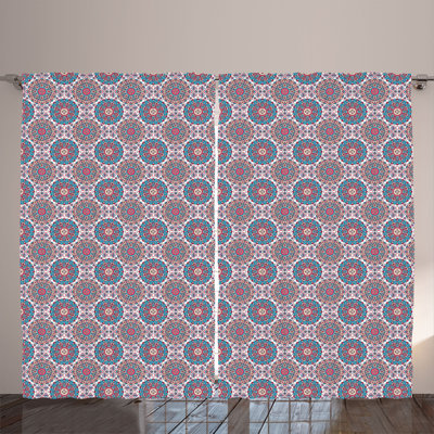 Semi Sheer Curtain Pair